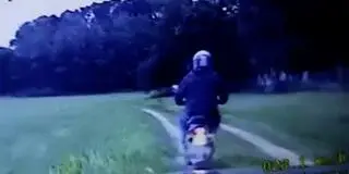 Policyjny pościg za motorowerzystą w Rzekach Wielkich