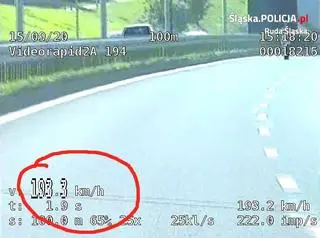 Motocyklista miał prawie 200 km/h na liczniku