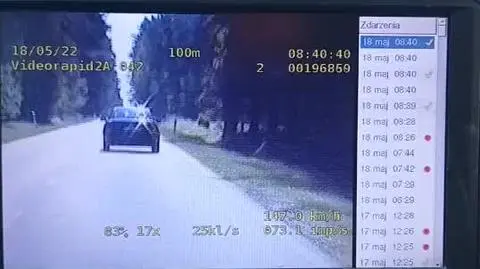 49-latek przekroczył prędkość o 60 kilometrów na godzinę
