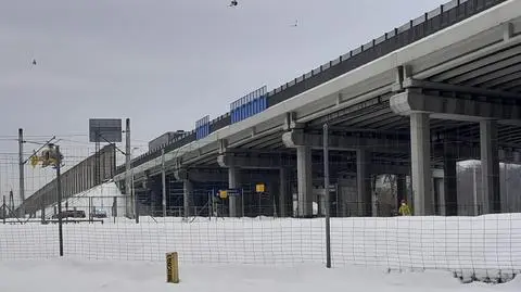 Zerwało się rusztowanie pod remontowanym wiaduktem. Jeden pracownik zginął, drugi ciężko ranny
