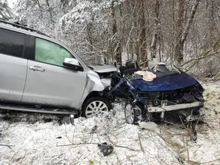 Tragiczny wypadek w miejscowości Huta Szklana