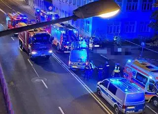 39-letni kierowca wbił się w budynek w Bielsku-Białej