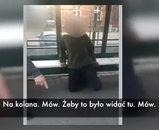 1 dzień znęcania - poniżanie bezdomnego