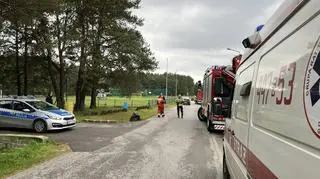 Poszukiwanie grzybiarza w Błędowie