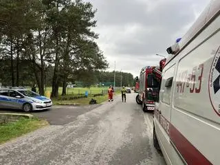 Poszukiwanie grzybiarza w Błędowie