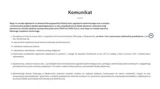 Komunikat aresztu śledczego w Mysłowicach