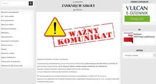 Komunikat o zamknięciu szkoły podstawowej nr 1 w Świętochłowicach 