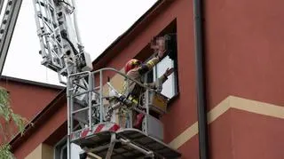 Pożar wybuchł w niedzielę wieczorem