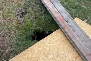 Zapadlisko w Nowej Górze