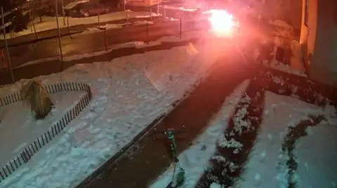 Użył racy w trakcie awantury