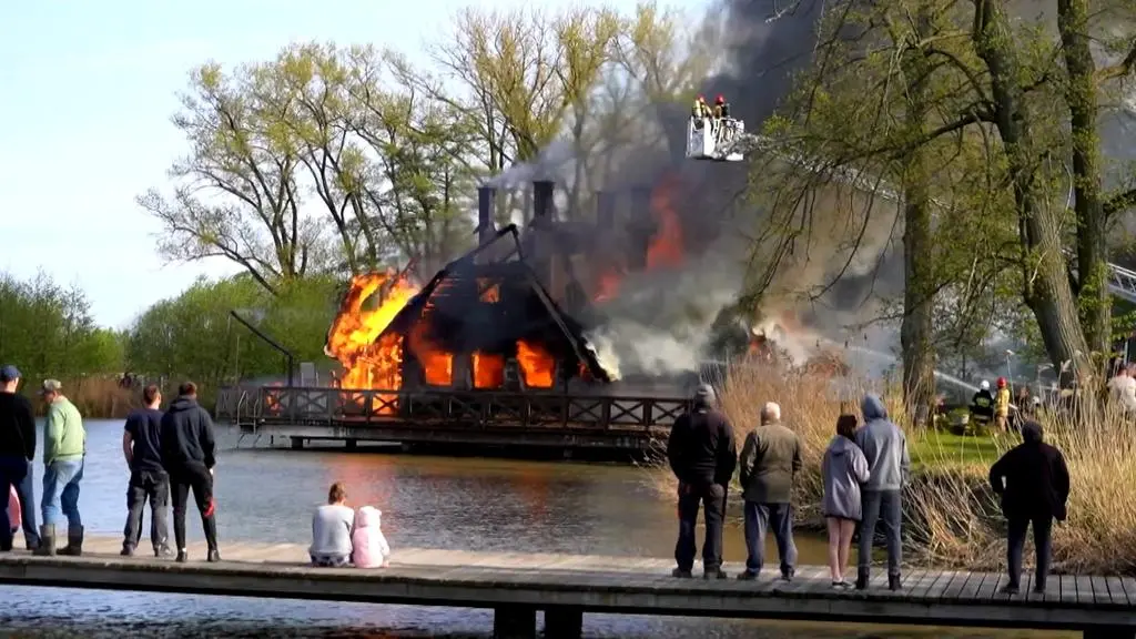 Pożar w Droblinie