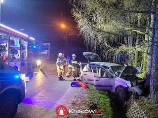 Wypadek w miejscowości Sąspów