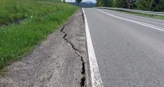 Osuwisko w Kasinie Wielkiej