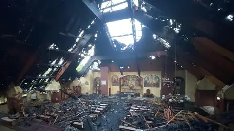 Spłonął dach kościoła w Sosnowcu