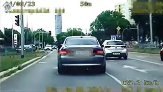 Kierowcę bmw zauważyła policja
