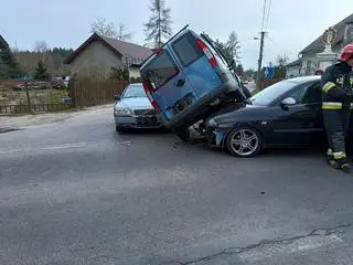 Niebezpieczna kolizja w Libiążu