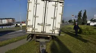 Kierowca został ukarany mandatem