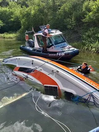 Akcja ratunkowa na Jeziorze Solińskim