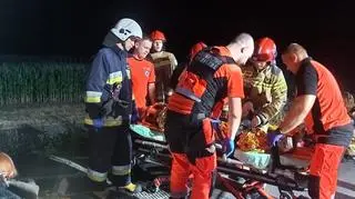 W wyniku wypadku obrażenia odniosło osiem osób