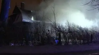 Pożar zabytkowego budynku w Zakopanem