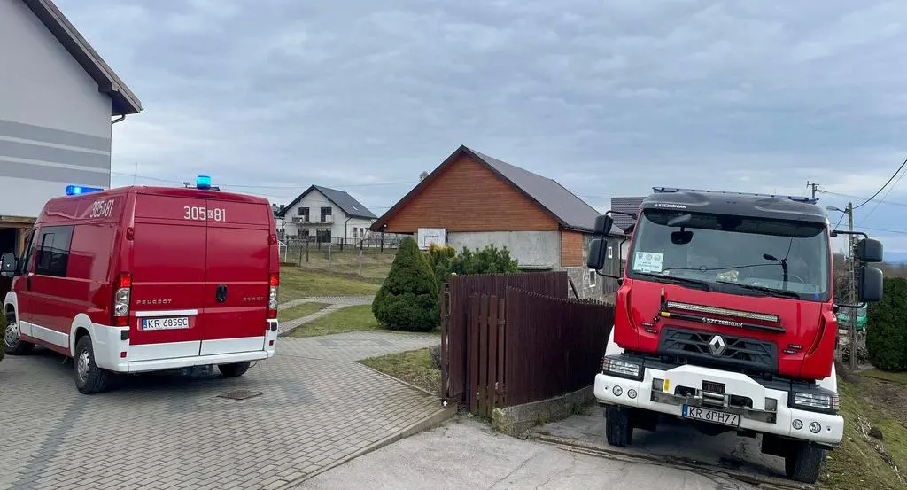 Na miejscu interweniowali strażacy