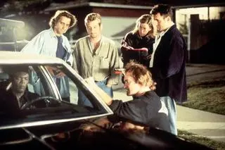Quentin Tarantino udziela wskazówek aktorom, film: "Jackie Brown"