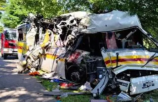 Straż pożarna: trzy osoby zginęły, trzy inne w bardzo ciężkim stanie