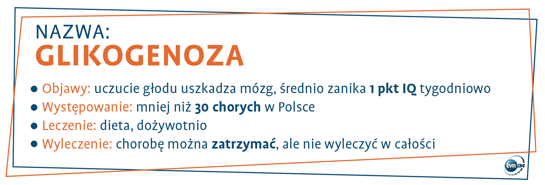 Na glikogenozę choruje mniej niż 30 osób w Polsce