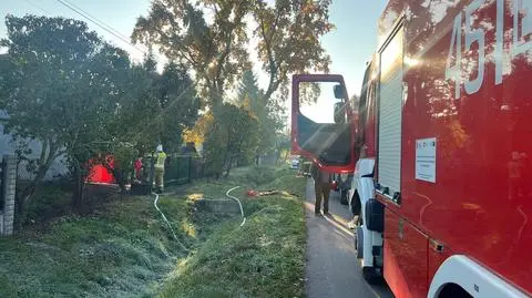 Tragiczny pożar w Bobrownikach. Nie żyje mężczyzna