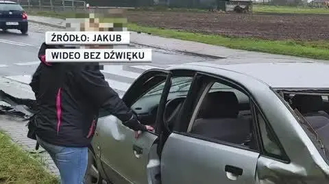 Do wypadku doszło we wtorek, około 12:30