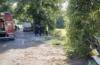 Na miejscu działają służby