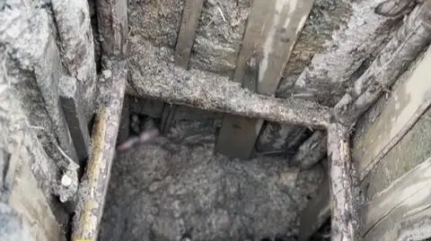 Jeden z biedaszybów odwiedzonych przez ekipę "Uwagi! TVN"