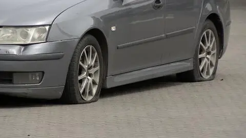 Samochód, którym próbował uciekać 33-latek