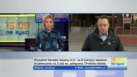 Prezydent Sieradza usłyszał wyrok