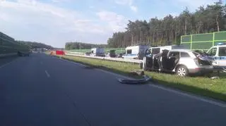 Ruch na A1 został wstrzymany