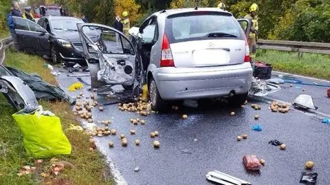 Śmiertelny wypadek na DK91c