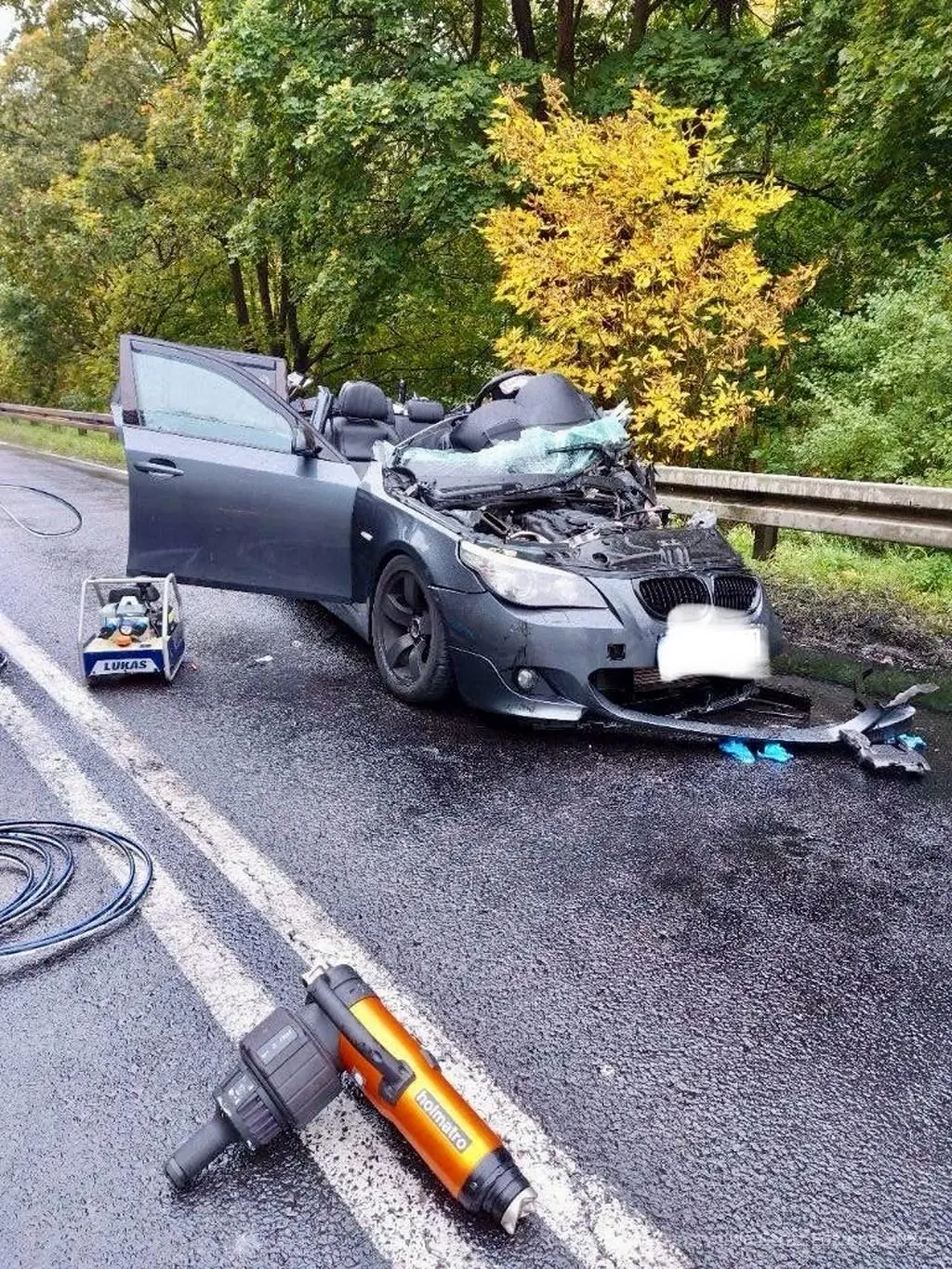 Śmiertelny wypadek na DK91c
