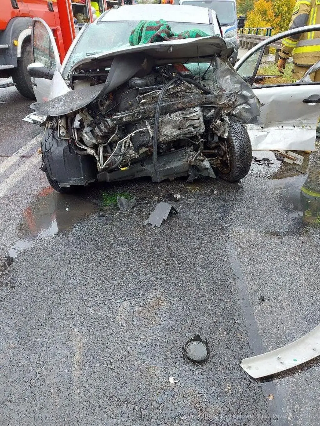Śmiertelny wypadek na DK91c