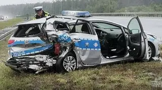 Do wypadku doszło na autostradzie A1 niedaleko Kutna
