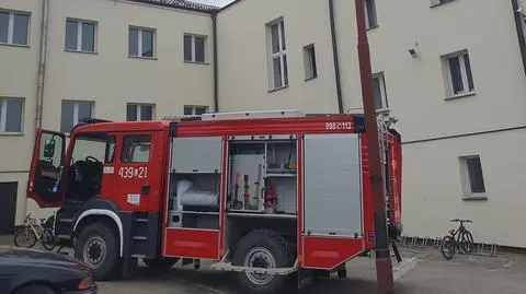 Pożar w szkole, ewakuowano 100 osób