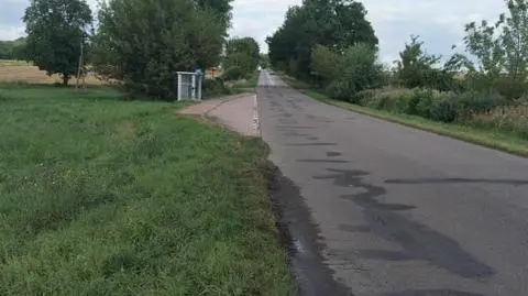 Miejsce śmiertelnego potrącenia w Siekierzyńcach