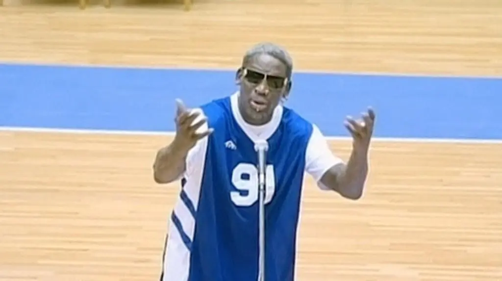 09.01.2014 | Korea Północna: Dennis Rodman zagrał mecz i zaśpiewał dla Kim Dzong Una