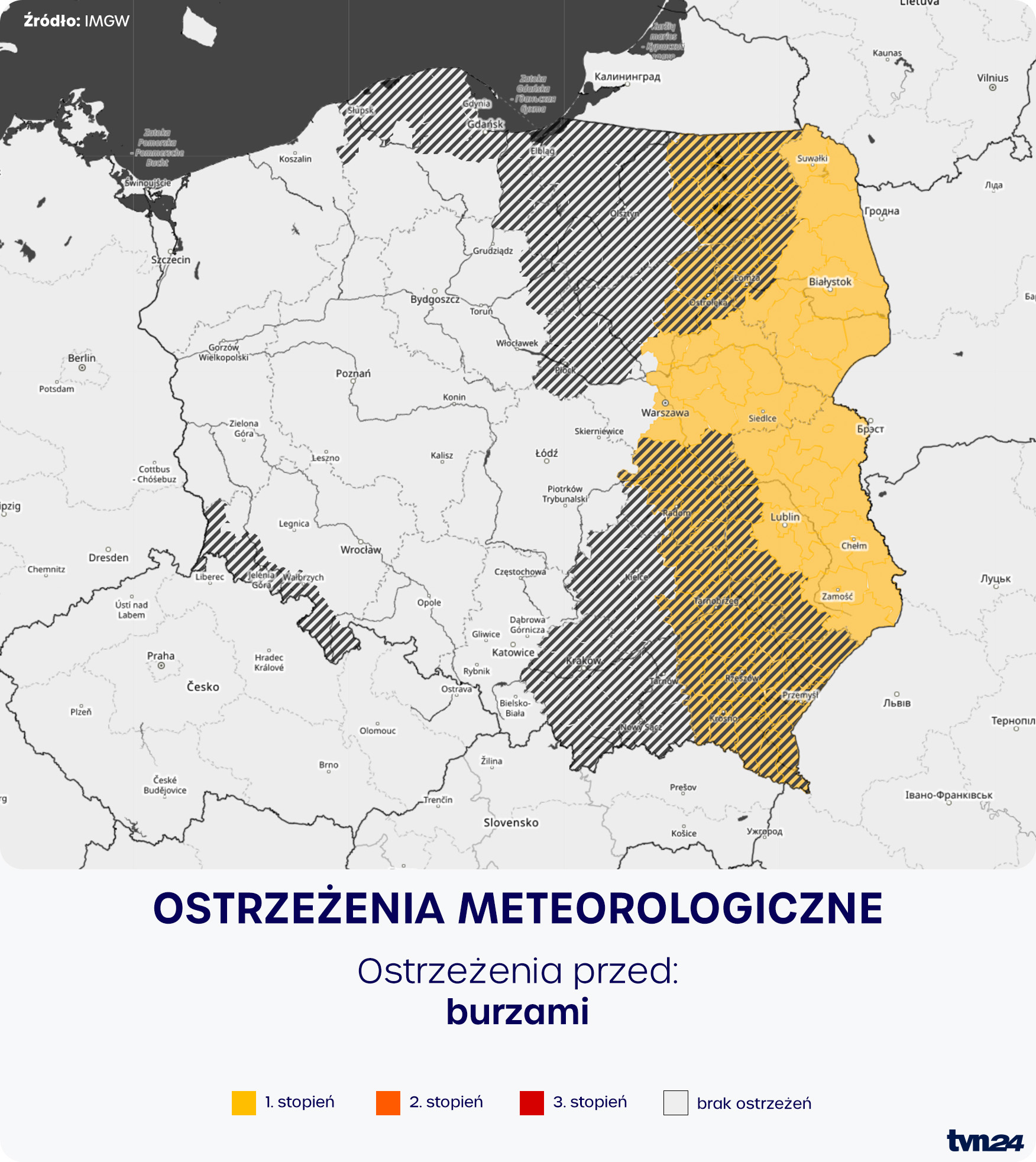 Ostrzeżenia IMGW