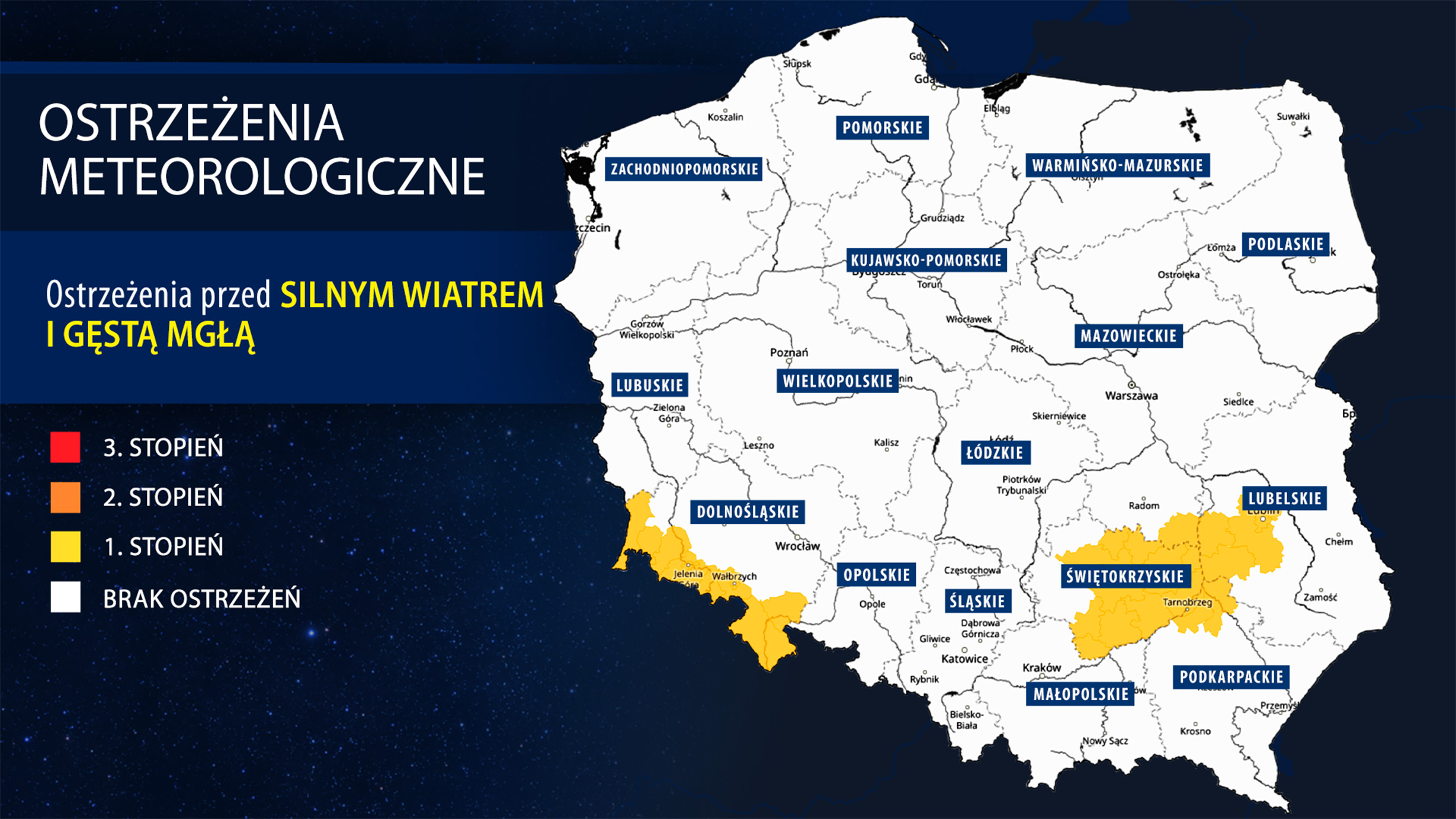 Ostrzeżenia meteorologiczne IMGW