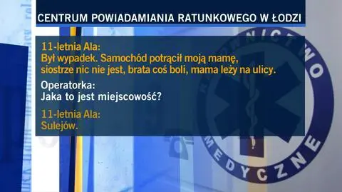 11-letnia bohaterka wzywa pomoc