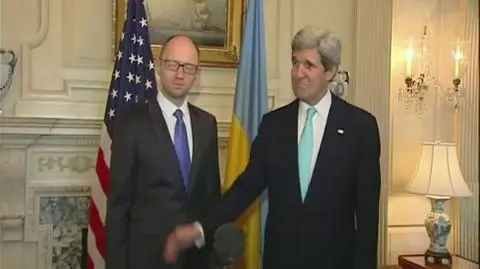 12.03.2014 | USA: premier Ukrainy na spotkaniu z Obamą, Kerrym i Bidenem