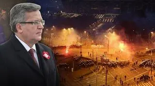 12.11.2014 | Prezydent ostro o zadymach 11 listopada. Chce zakazu zasłaniania twarzy