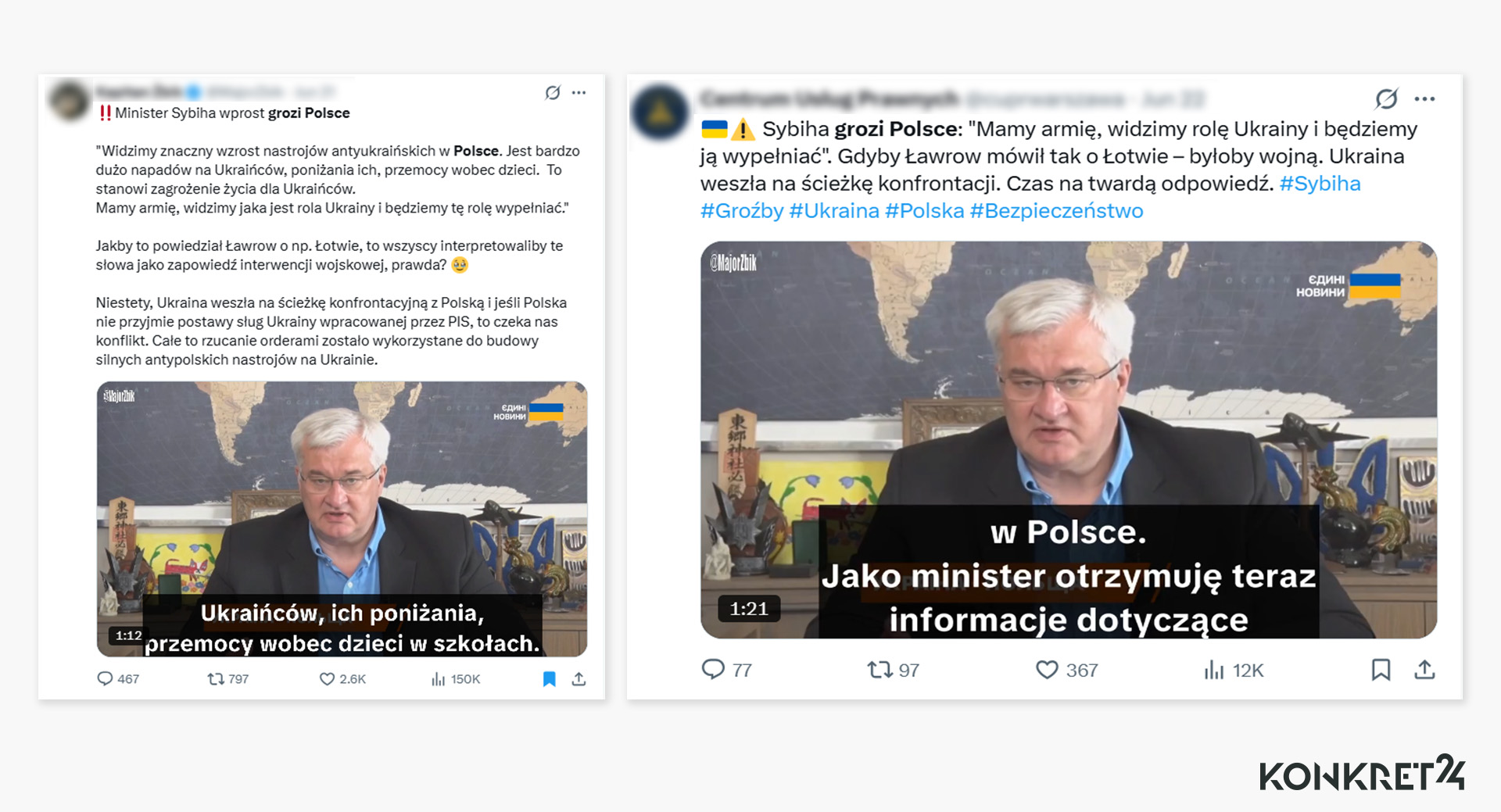 Internauci przekonują, że słowa Sybihy to groźby użycia sił zbrojnych wobec Polski 