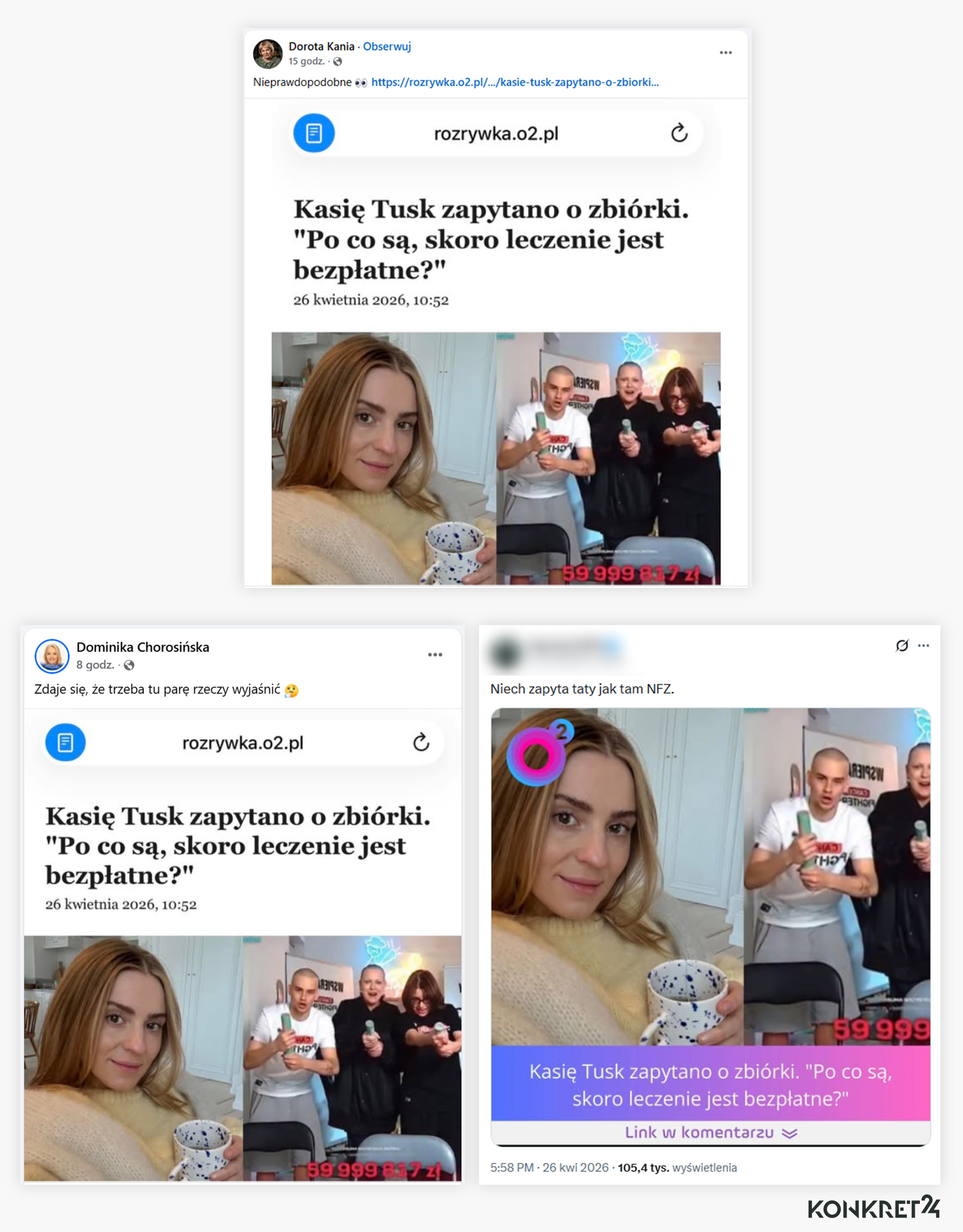 Tak zbudowany tytuł stał się bazą fake newsa