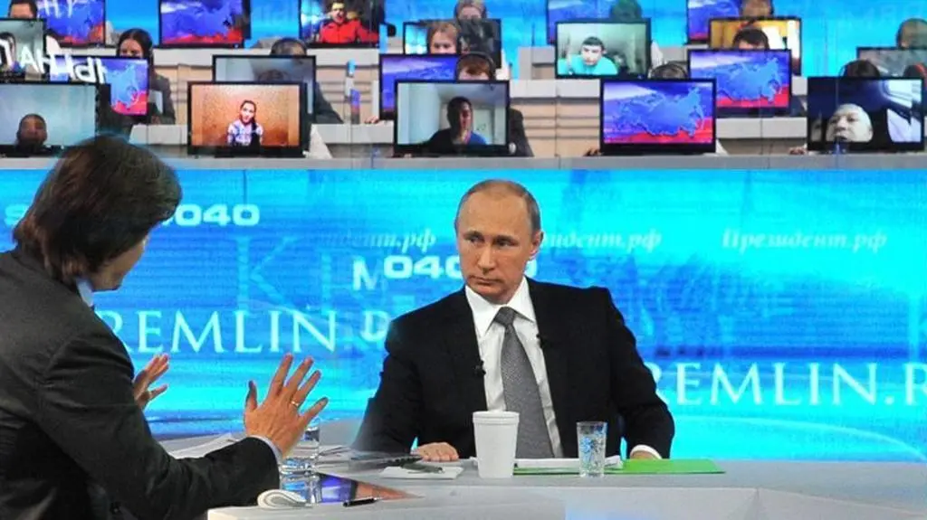 16.04.2015 | Putin: najbliżsi sąsiedzi nie muszą się bać Rosji, ale powinni ją szanować